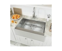 Casainc 33inch L Single Bowl Stainless Steel Kitchen Sink