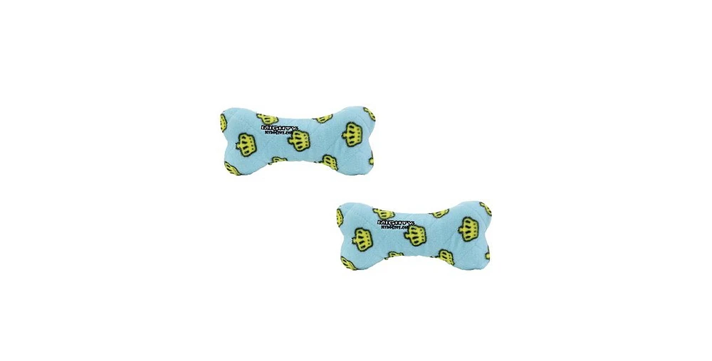 Mighty Medium Bone Blue, 2 Pack Dog Toy