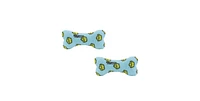 Mighty Medium Bone Blue, 2 Pack Dog Toy