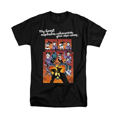 Batman Men's Explode Short Sleeve Adult Tee / T-Shirt