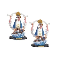 Fc Design "2-pc Set" 12"H Our Lady of Charity Statue Our Lady of El Cobre Holy Figurine Statue Ornament Home Room Office Decor and Perfect Ideas for H