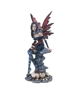 Fc Design "2-pc Set" 10.25"H Red Fairy with Baby Dragons Figurine Statue Ornament Home Room Office Decor and Perfect Ideas for Housewarming, Holidays