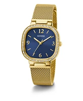 Guess Women's Gold-Tone Mesh Bracelet Watch, 32mm