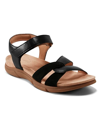 Easy Spirit Women's Marian Open Toe Flat Strappy Sandals