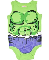 Avengers Baby Boys Marvel Spider-Man Iron Man Captain America 5 Pack Bodysuits Newborn to