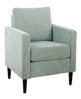 Lumisource 33" Wood Wendy Contemporary Accent Chair