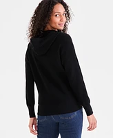 Style & Co Women's Front-Zip Long-Sleeve Hoodie Sweatshirt, Exclusively at Macy's