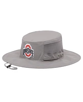 Columbia Men's Gray Ohio State Buckeyes Bora Bora Iii Omni-Shade Booney Hat