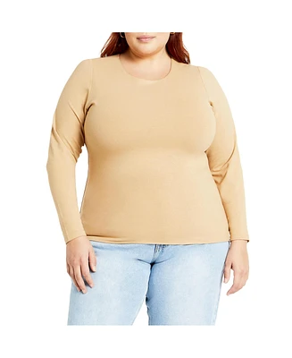 City Chic Plus Noa Top