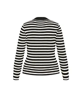 City Chic Plus Zola Stripe Sweater