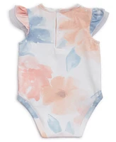 Guess Baby Girls Two Short Sleeve Bodysuits and Corresponding Shorts, 3-Piece Set