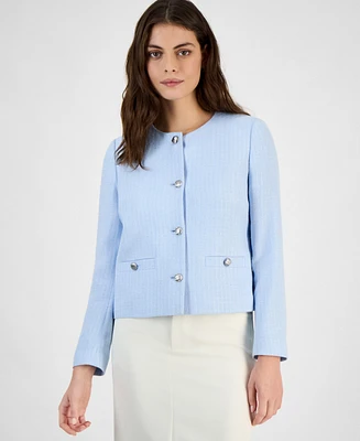 Bar Iii Women's Tweed Jacket, Exclusively at Macy's