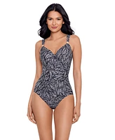 Miraclesuit Women's Shore Leave Siren Underwire Slimming One-Piece Swimsuit