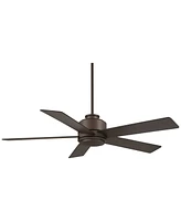 Casa Vieja 52" Grand Palm Oil Rubbed Bronze Led Damp Rated Fan