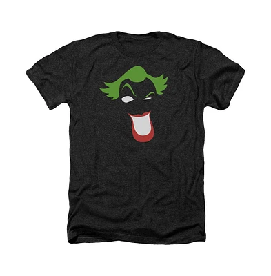 Batman Men's Joker Simplified Adult Heather Tee / T-Shirt