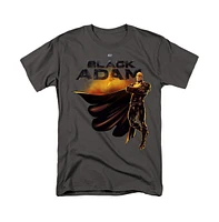 Black Adam Men's Logo With Character Short Sleeve Adult Tee / T-Shirt