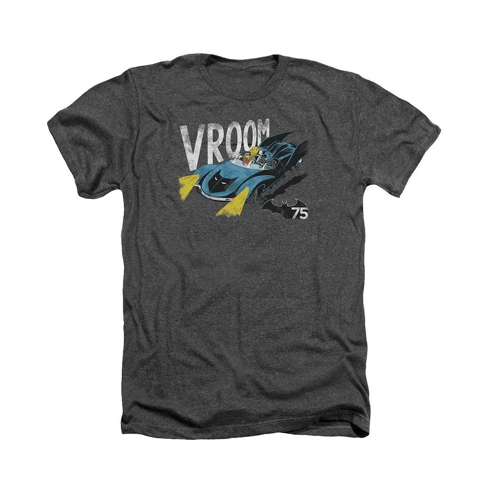 Batman Men's Vroom Adult Heather Tee / T-Shirt