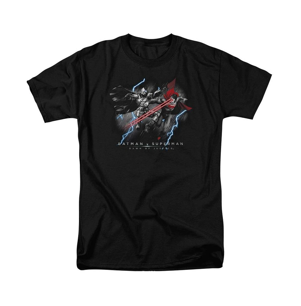 Batman V Superman Big & Tall Lightning V Heat Vision Short Sleeve Adult Tee / T-Shirt