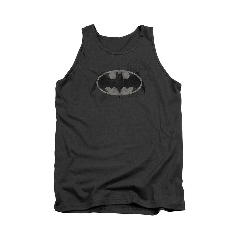 Batman Men's Arcane Bat Logo Adult Tank Top