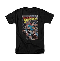 Superman Big & Tall Action One Short Sleeve Adult Tee / T-Shirt