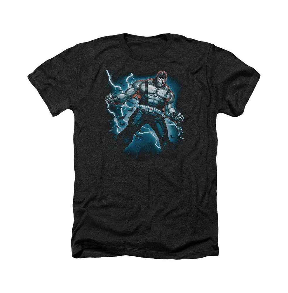 Batman Mens Stormy Bane Adult Heather Tee / T-Shirt