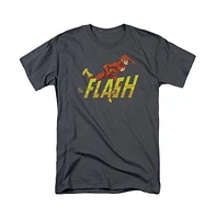 Flash Big & Tall Dc Dc Comics 8 Bit Short Sleeve Adult Tee / T-Shirt