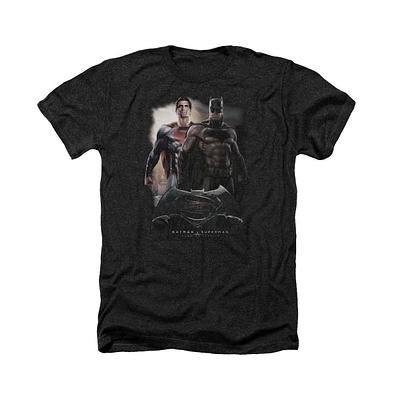 Batman V Superman Men's Dawn Adult Heather Tee / T-Shirt