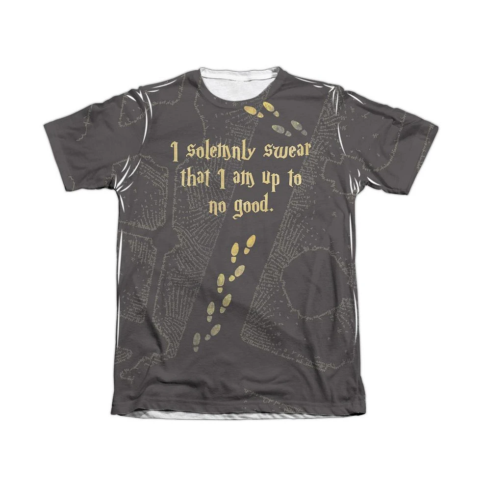 Harry Potter Men's Marauders Map Adult Poly/Cotton Short Sleeve Tee / T-Shirt