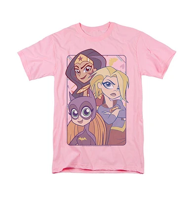 Dc Superhero Girls Big & Tall Dc Comics Superhero Girls Dont Box Us In Short Sleeve Adult Tee / T-Shirt