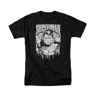 Superman Big & Tall Super Metal Short Sleeve Adult Tee / T-Shirt