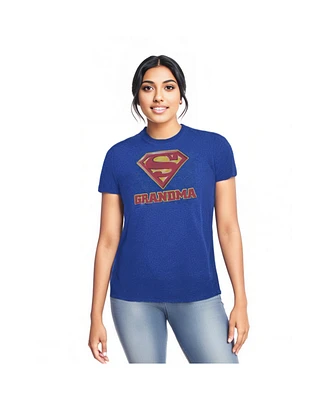 Superman Men's Super Grandma Adult Heather Tee / T-Shirt