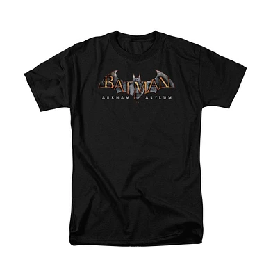 Batman Big & Tall Arkham Asylum Logo Short Sleeve Adult Tee / T-Shirt