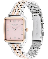 Coach Women's Cass Two-Tone Stainless Steel Bracelet Watch, 28mm