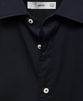 Mango Men's Slim-Fit Cotton Shirt