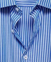 Mango Men's Regular-Fit Cotton Striped Shirt