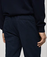 Mango Men's Slim-Fit Cotton Pants