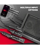 Kemimoto Utv Sound Bar 16 Inch SoundBar Utv Sound System Sxs Speakers Bluetooth-Compatible with Multicolor Led Lighting Compatible with Polaris Rzr Ca