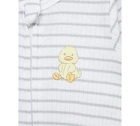 Little Me Baby 2-Pk. Ducks Cotton Footed Coveralls