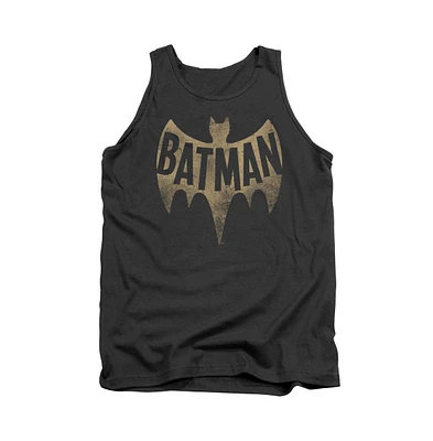 Batman Men's Classic Tv Vintage Logo Adult Tank Top