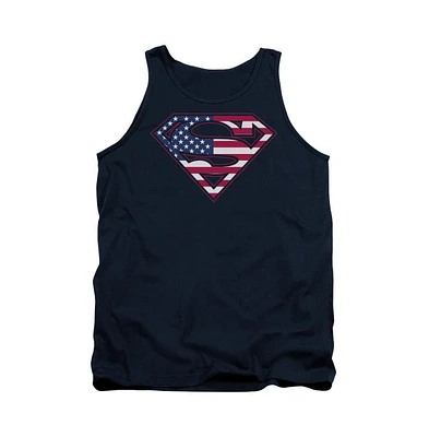 Superman Men's U S Shield Adult Tank Top