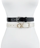 Calvin Klein Women's 2-Pc. Skinny Dress Belts Set