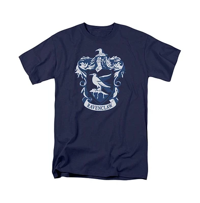 Harry Potter Men's Ravenclaw Crest Short Sleeve Adult Tee / T-Shirt