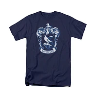 Harry Potter Mens Ravenclaw Crest Short Sleeve Adult Tee / T-Shirt