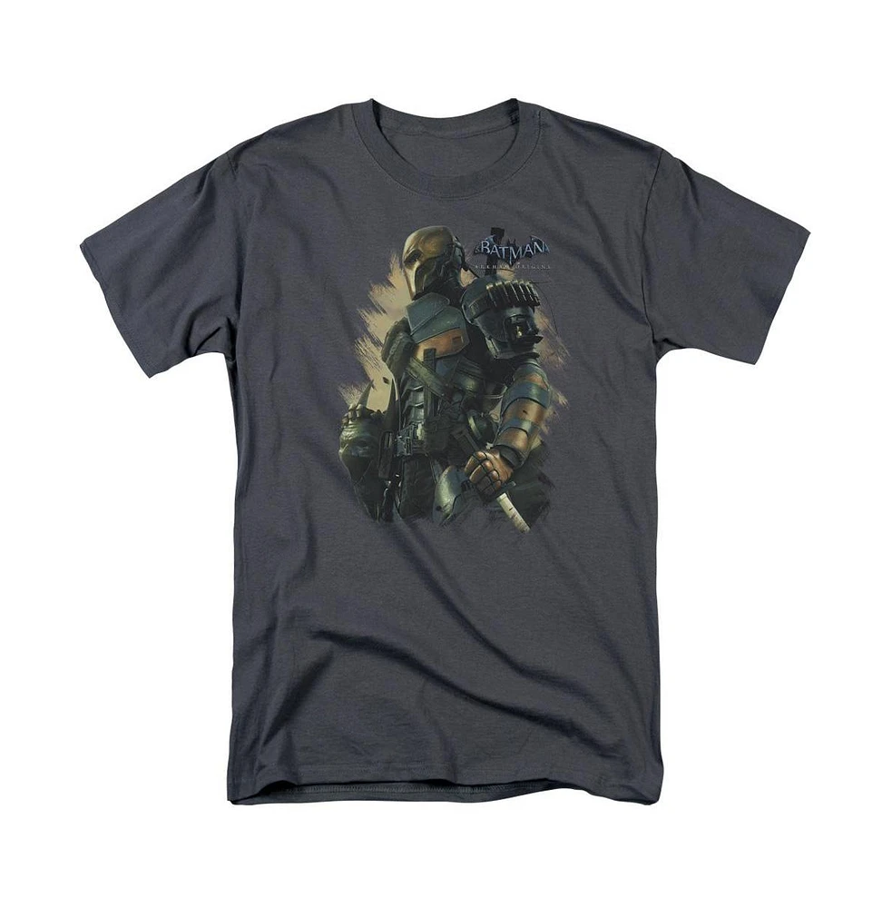 Batman Big & Tall Arkham Origins Deathstroke Short Sleeve Adult Tee / T-Shirt