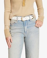 Steve Madden Textured Faux-Leather Belt