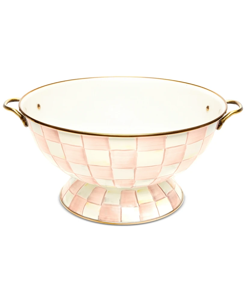 MacKenzie-Childs Rosy Check Everything Bowl