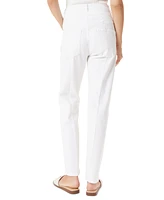 Sam Edelman Women's Stovepipe High-Rise Jeans - White