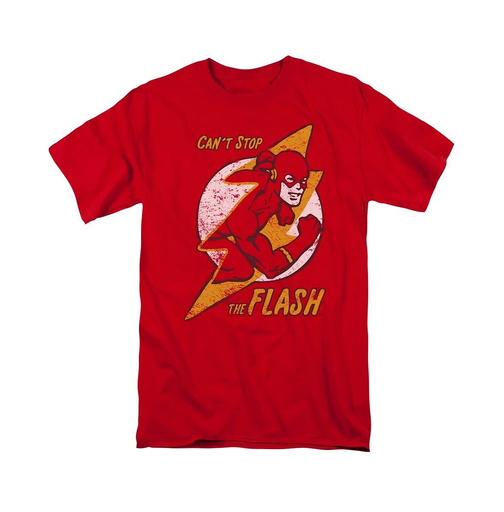 Dc Flash Mens Comics Bolt Short Sleeve Adult Tee / T-Shirt