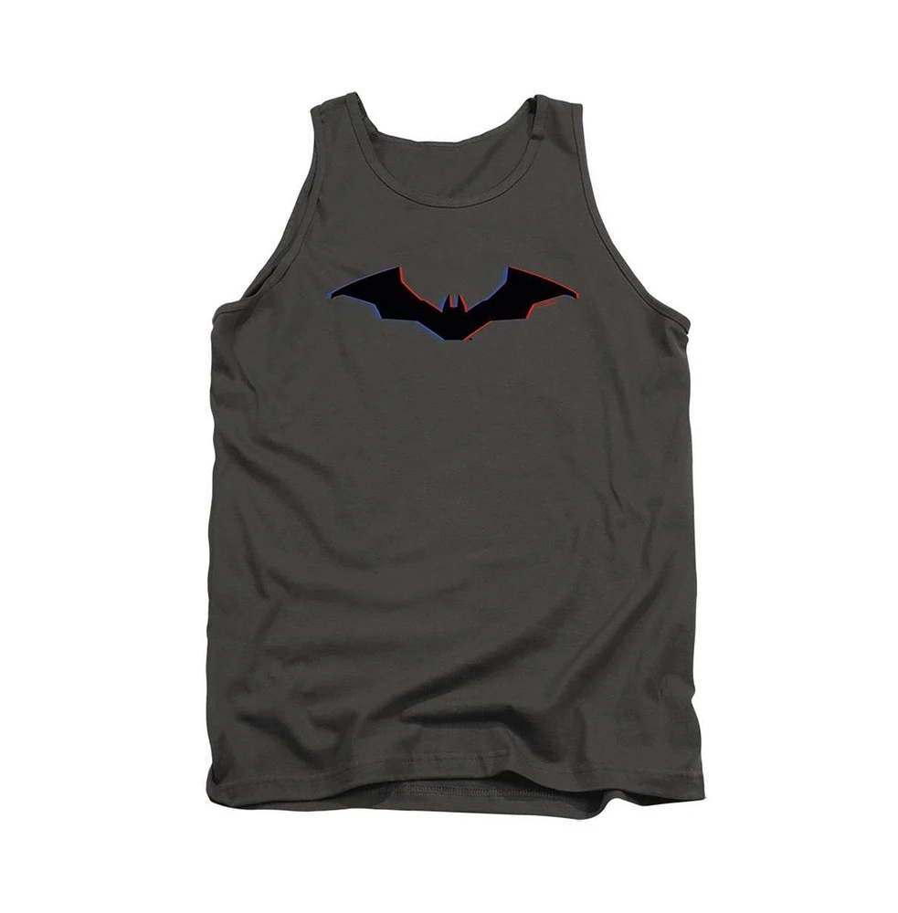 Batman Men's The Tri Color Bat Silhouette Adult Tank Top