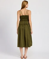 En Saison Women's Marianne Gathered Sleeveless Midi Dress